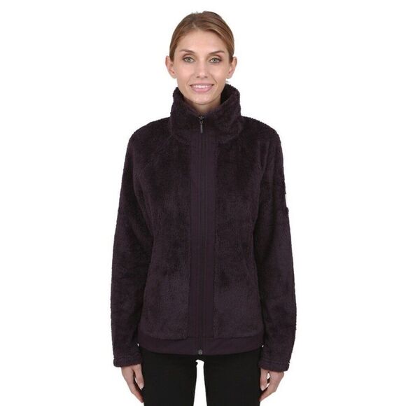 The North Face Women's Furry Fleece Full Zip Up Sweater Jacket - Purple Size S - Picture 1 of 13